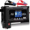 20-Amp Car Battery Charger,12V/24V Lithium Smart lifepo4 Battery Charger Maintainer Trickle Charger Battery Maintainer for Car Boat Motorcycle Lawn Mower ATV and Lead-Acid(AGM, Gel, MF, EFB, SLA, Wet)