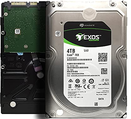 Seagate Exos 7E8 4TB 512n SATA 128MB Cache 3.5-Inch Enterprise Hard Drive - Frustration Free Packaging (ST4000NM0035) (Certified Refurbished)