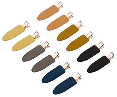 minihope No Crease Flat Duckbill Hair Clips, Morandi, for Makeup
