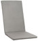KETTtex EXKLUSIV Auflage Hochlehner Mittelgrau I Gartenstuhl Polster 123x50x4cm I KTH2 Sitzauflage Sunbrella I atmungsaktive Stuhlauflage I UV-beständiges Sitzkissen I Dessin 2317