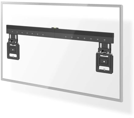 Nedis Universal Micro-Gap Fixed TV Wall Mount for 43-100 TVs up to 75kg - Ultra Slim 9.5mm