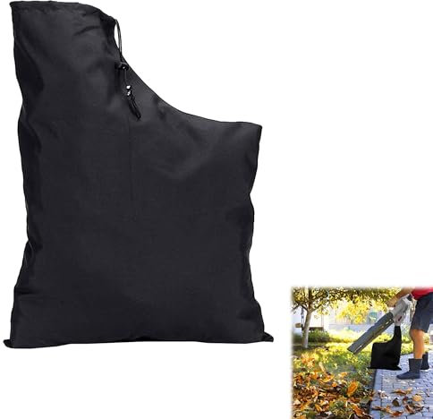 déchiqueteuse à bois,réglable, sac de collecte avec double clip de corde pour broyeur, broyeur