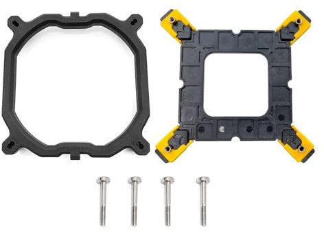 Rudiaoa CPU Cooler Fan Bracket With Mounting Screws For LGA 1150 1151 1155 1156 1366 1700 Cooling Fans Repair Part