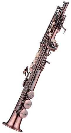 Professionell Saxofon Professionell Gravyr På Skal För Bb altsaxofon I Röd Koppar Med Raka Rörklammer