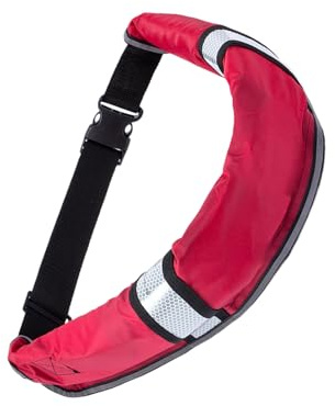Cinturón de flotación para adultos: chaleco ajustable inflable, equipo de seguridad | Herramienta duradera para snorkeling de navegación, equipo de rescate ligero Beach Po