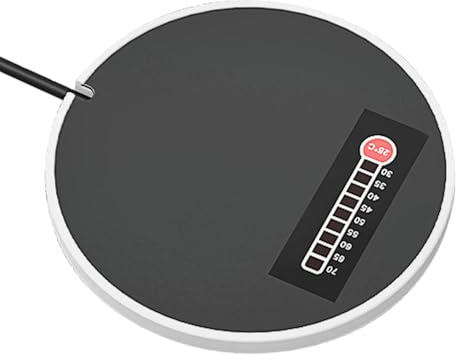 Coppa Più Calda - Coater Di Riscaldamento Del Caffè Usb Da 10 Cm, Piastra Di Controllo Della Temperatura Intelligente per Latte Da Tè | Compact Beverage Desk Office Uso per La Casa, Idea Regalo per Il