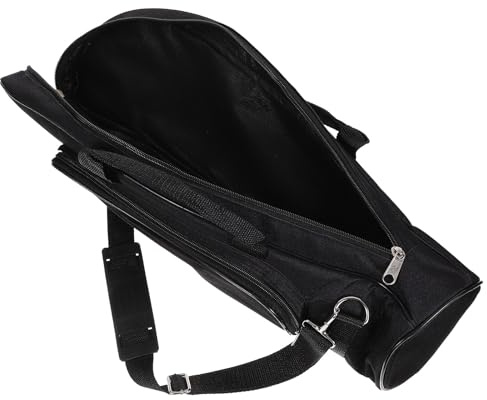 GOOHOCHY Tragbare Trompetentasche aus Oxford Gewebe Stoßfeste Klarinetten Gigbag Schwarze Trompeten Tragetasche für Sicheren Instrumententransport