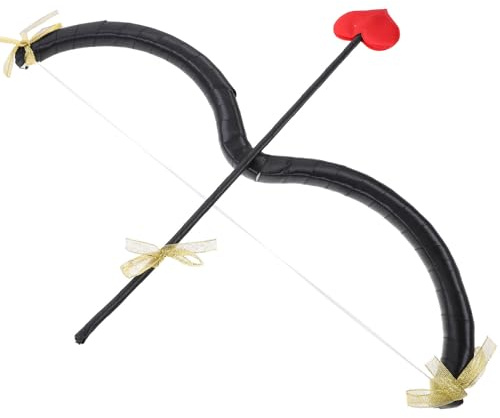 WESIEVYA Accessoire de Costume de Cupidon Saint-Valentin, Arc et Flèche en Mousse Réutilisable et Compacte, Décoration Créative pour Photo et Fête