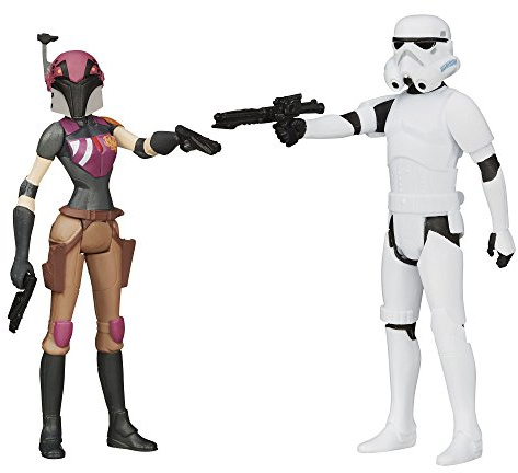 Star Wars Mission Series Sabine Wren and Stormtrooper Figures