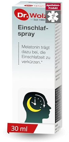 Dr. Wolz Einschlafspray optimale Kombination mit Melatonin und Passionsblumenextrakt, 30 ml Lösung