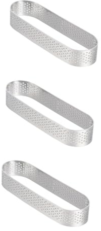 MAGICLULU 3pcs Stainless Steel Mousse Ring Molds Cake Molds Tiramisu Tartlet Moulds