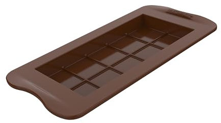 Silikomart Moule en silicone pour Dubai Chocolate Bar, Marron