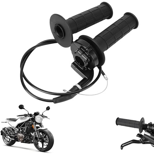 PUños Para Manillar De Moto, Empuñadura De Motocicleta Con Cable Del Acelerador, Cable De Manillar Para 50cc 90cc 110cc 125cc 150cc 200cc 250cc Pit Bike Atv Mini Bike Dirt Bike