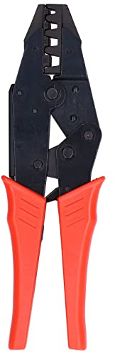 Pinza per piegare terminali di filo Pinza per piegare terminale isolata professionale per pressatura a freddo resistente per cablaggio decorativo Acciaio al carbonio Plastica 10