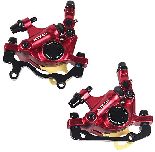 Lixada Freno a Disco Idraulico per Bici Pinze Anteriori/Posteriori Pieghevole Adatto a Rotore Bici da 160mm per Bicicletta da MTB Accessorio Bici