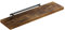Casaria® Wandregal Holz Dunkle Eiche Hängeregal mit Halterung 15kg Tragkraft Küche Wohnzimmer Flur Schweberegal Bücherregal Regalbrett Schwebend 90cm