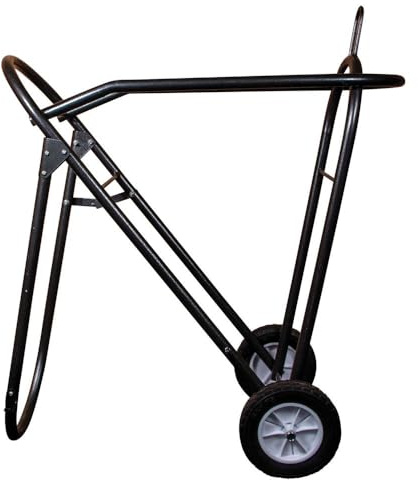EASY-UP Horse Saddle Wheeler | Lightweight and Sturdy Roller | Folds Flat for Storage | 8” Hard Rubber Wheels | 1” Galvanized Steel Tubing | Move Riding Gear with Ease