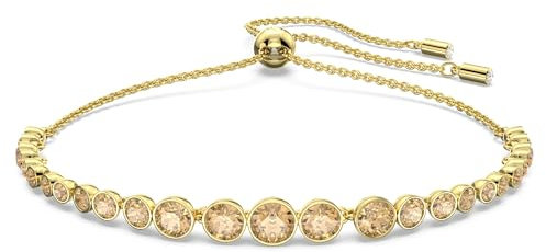 Swarovski Imber Emily Armband, Gemischte Rundschliffe, Goldfarben, Goldlegierungsschicht