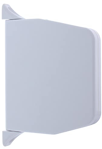 ToniTec Mini enrouleur de sangle pour volet roulant - Montage en saillie - Orientable - Blanc - Avec filetage automatique sans sangle