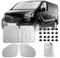 Pare-Soleil pour Pare-Brise de Camping Car Remplacement pour Renault Trafic 2015-2024, pour Vivaro 2014-2018, pour NV300 2014-2021, pour Talento 2016-2020, Lot de 3 Pare-Soleil Thermiques Internes