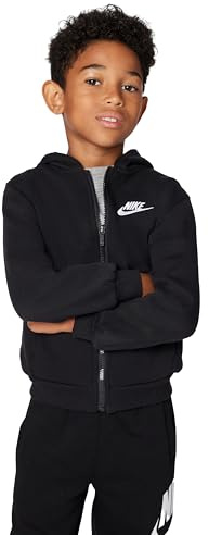 Nike Club Fleece Lbr Fz Giacca per bambini Black 5/6 anni