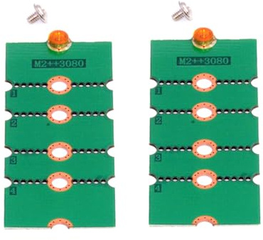 xiwai 2pcs/lot M.2 NGFF NVME M2 Extension Adapter Brackets Transfer 2230 2242 2260 2280 Change to Long Size SSD Soild Hard Disk Converter Frame