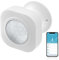 WLAN-Bewegungsmelder Tuya Smart PIR Bewegungsmelder mit App-Benachrichtigungen, batteriebetrieben, Infrarot-Alarmsystem für Alarmanlage & Smart Home Automation (Wi-Fi-Version)