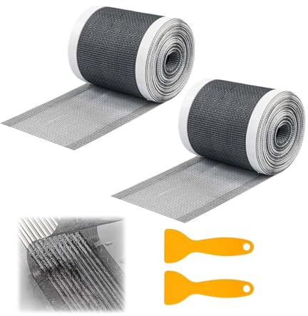 ZHYUAN 2 x 10 m hårsil duschfilter, avloppssil hårfångare, hårfångare dusch, sköljsil klistermärke, duschränna sil, hårsil dusch, med plastskrapa för badkar, kök och badrum
