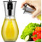 Genérico Botella de Aceite de Vidrio con Pulverizador,ideal para airfrier,200m lPulverizador de Aceite con Cabezal de Acero Inoxidable Ideal para Freidora de Aire,