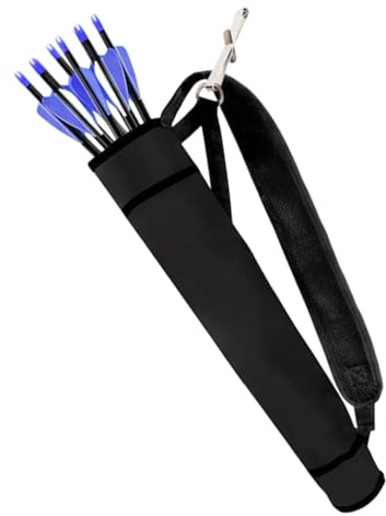 XDGBGFN Carquois de tir à l'arc Quiver pour flèches réglables, sac à dos, sac à dos et hanche, porte-carquois pour compound recourbe, pratique cible, chasse
