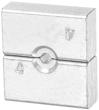 QUARKZMAN 12 AWG 4 mm hydraulisk pressmutter 8 ton sexkantig ersättningsmutter för YQK-120 krympverktyg elektriska kabeländar stålkabel