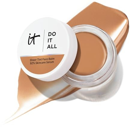 iT Cosmetics Do It All Sheer Tint Face Balm, Hyaluronic Acid & Peptides