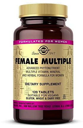 Solgar® Female Múltiple para el cuidado general de la mujer - 120 comprimidos