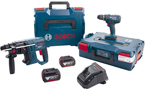 Bosch Akku-Set GSR 18V-28 + GBH 18V-20 18, 0 Volt/ 4, 0 Ah (IEC) Li-Ion 7-teilig