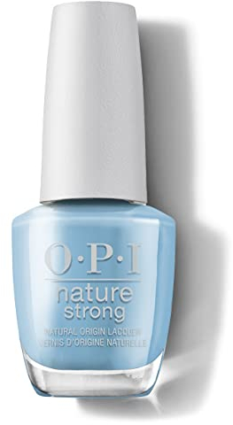OPI Nature Strong Nail Polish Quick Dry Vegan Nail Varnish with Long-Lasting Results, Made with Natural Ingredients, Big Bluetiful Planet 15ml