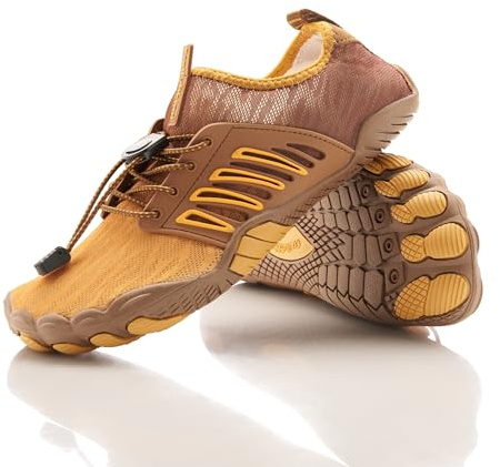 Freiluftkind Tokai Barefoot Shoes Antiscivolo (Bronzo/Misura 47) – Il Scarpe Barefoot Perfetto per la Tua Avventura – Scarpe Barefoot Uomo e Donna