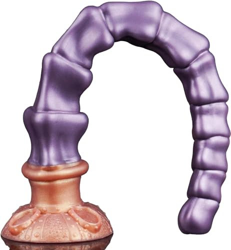 43cm Knot Dildo Long Anal Lang Silikon Plug XXL Analdildos Analkette Snake Beads Kugeln Monster Analplυg Tentakel Knoten Dildo Groß Riesig Dünn Horse Analspielzeuge für Männer Mann Frauen Frau