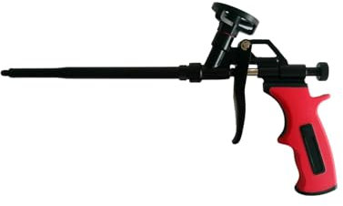 dubaust Schaumpistole Bauschaum Pistole PU Schaum Pistole für Pistolenschaum Montageschaum Bauschaum Business Rot/Schwarz (1)