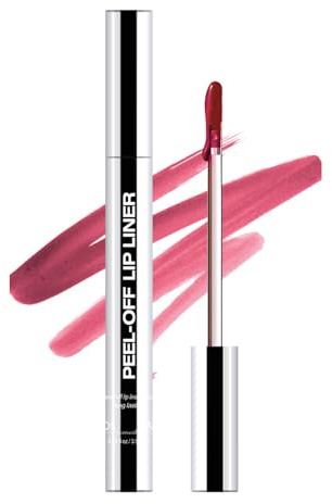 Lip Stain Peel Off - Peel Off Lip Stain Long Lasting Waterproof - Peel Off Lip Liner Stain - Lip Tint Stain Brown Nude Lip Liners - Smudge Lip Tint Stain - Lipstains Peel Off - Highly Pigmented Color