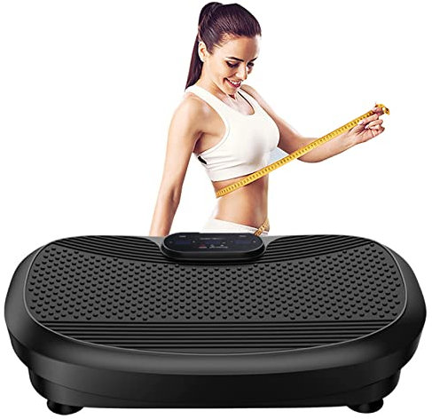 4D Vibration Plate Exercise Machine, Motion Vibration Platform, Bärbar, Justerbar hastighet, För Hemmakontor Fitness
