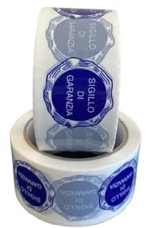 Generico 36 ROTOLI NASTRO ADESIVO CON STAMPA SIGILLO DI GARANZIA 48mmX66M 45 MICRON