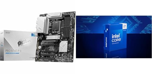MSI PRO B760-P II Mainboard + Intel® Core™ i7-14700K Desktop Processor 20 cores