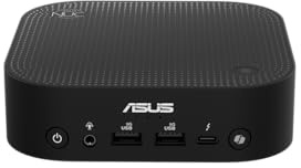 ASUS NUC 14 Pro AI, Mini PC Intel Core U5-226V, RAM da 64 GB LPDDR5X-8533, SSD M.2, Scheda Grafica Intel Arc 130V, Wi-Fi 7, Bluetooth 5.4, Compatibile con Windows 11 Pro e Windows 11 Home, Nero