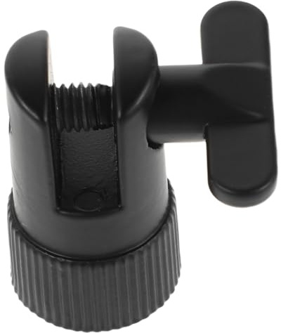 CVUTOVO Soporte para Micrófono de Escritorio Montaje Antichoque y Tuerca de 4,5 Cm, Material Plástico y Cobre, Soporte Seguro y Fiable para Estudios y Streaming