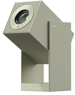 Wanbo Cube 2 Pro - Proyector Inteligente con Android TV y Enfoque automático ToF, Mini proyector portátil Compacto y Altavoz Bluetooth de 8 W, corrección Keystone, Cine en casa para Espacios pequeños