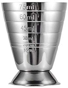 75ML Stainless Steel Scale Jigger Measuring Wine Drink Cocktail Shaker Pub Bar Cup Tumblerful Stoup Elegant and Popular