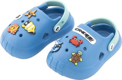 CRESSI bebisar - pojkar Jelly Kid ClogsChildren's Sandals Sabot Slippers Non Slip and Breathable, Beach Sea Walks Nursery and Home, Snap Fastening