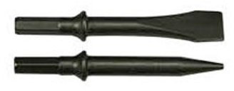 Mecafer Juego de 4 buriles hexagonales (2 redondos y 2 planos)