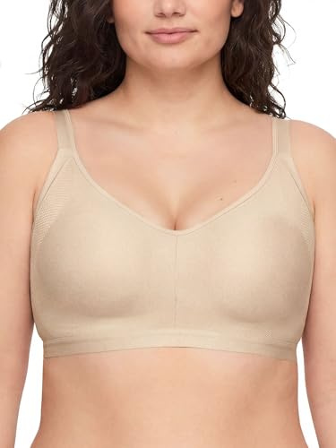Warner's womens Easy Does It Underarm Smoothing With Seamless Stretch Wireless Lightly Lined Comfort Rm3911a Bra, Butterscotch, XX-Large US