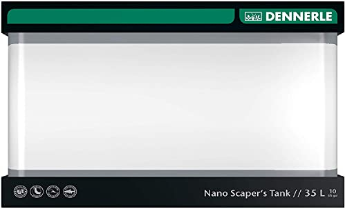 Dennerle Nano Tank - 35 Liter - Aquascaping Aquarium - 40 x 32 x 28 cm